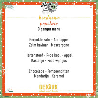 POP3 KURK Kerstmenu2