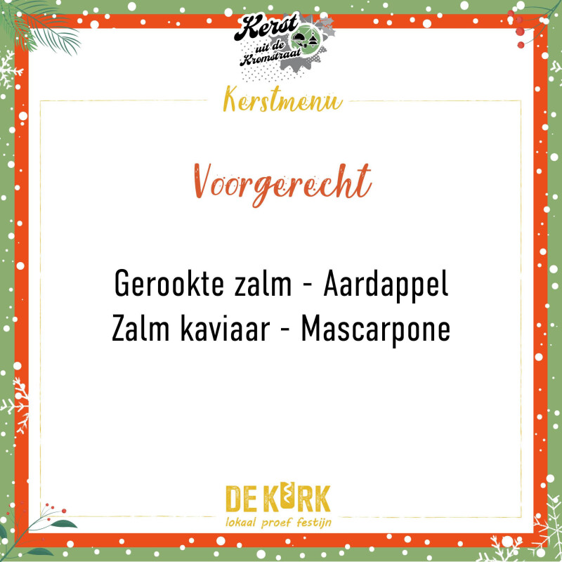 ZALM KURK Kerstmenu11