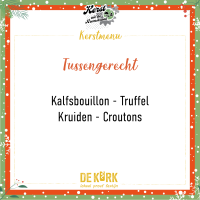 KALFBOULLION KURK Kerstmenu14