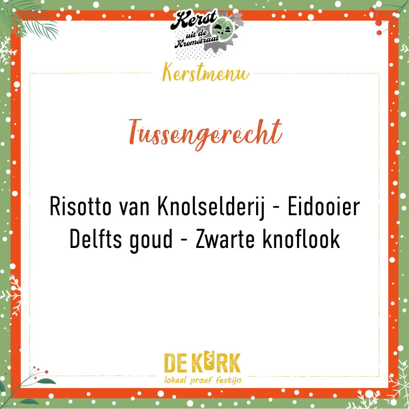 RISOTTO KURK Kerstmenu15