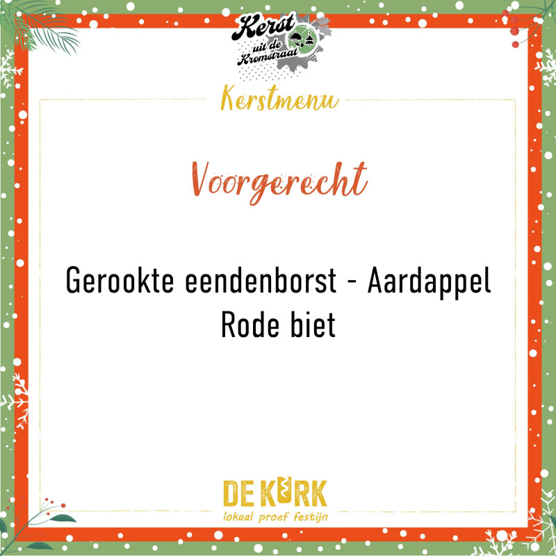 EEND KURK Kerstmenu12